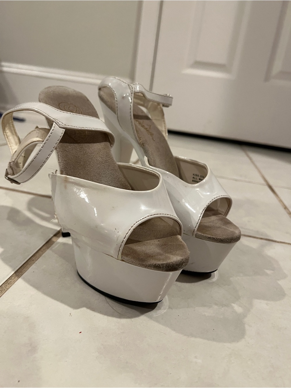 Worn well pleaser club heels